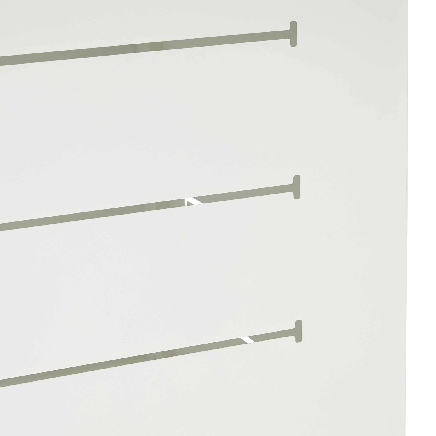 White Plain Top Rectangular Outdoor Dining Table 3 White Plain Top Rectangular Outdoor Dining Table - Image 3